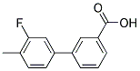 3'-FLUORO-4'-METHYLBIPHENYL-3-CARBOXYLIC ACID Struktur