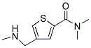 N,N-DIMETHYL-4-[(METHYLAMINO)METHYL]-2-THIOPHENECARBOXAMIDE Struktur