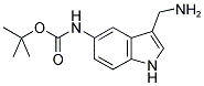 (3-AMINOMETHYL-1H-INDOL-5-YL)-CARBAMIC ACID TERT-BUTYL ESTER Struktur