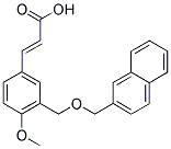 (2E)-3-(4-METHOXY-3-[(2-NAPHTHYLMETHOXY)METHYL]PHENYL)-2-PROPENOIC ACID Struktur