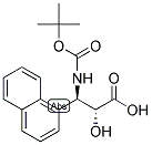 N-BOC-3-(R)-AMINO-2-(R)-HYDROXY-3-NAPHTHALEN-1-YL-PROPIONIC ACID Struktur