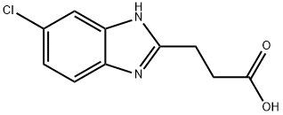 3-(6-CHLORO-1H-BENZOIMIDAZOL-2-YL)-PROPIONIC ACID Struktur