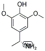 (R)-4-(1-AMINOETHYL)-2,6-DIMETHOXYPHENOL Struktur
