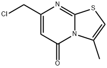 7-(CHLOROMETHYL)-3-METHYL-5H-[1,3]THIAZOLO[3,2-A]PYRIMIDIN-5-ONE Struktur