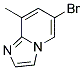 6-BROMO-8-METHYLIMIDAZO[1,2-A]PYRIDINE Struktur