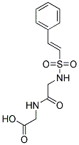 [[([[(E)-2-PHENYLVINYL]SULFONYL]AMINO)ACETYL]AMINO]ACETIC ACID Struktur