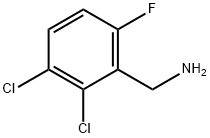 2,3-DICHLORO-6-FLUOROBENZYLAMINE Struktur