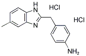 4-(5-METHYL-1H-BENZOIMIDAZOL-2-YLMETHYL)-PHENYLAMINE DIHYDROCHLORIDE Struktur