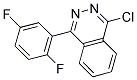 1-CHLORO-4-(2,5-DIFLUOROPHENYL)PHTHALAZINE Struktur