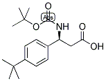 (S)-3-TERT-BUTOXYCARBONYLAMINO-3-(4-TERT-BUTYL-PHENYL)-PROPIONIC ACID Struktur