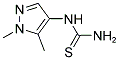 (1,5-DIMETHYL-1 H-PYRAZOL-4-YL)-THIOUREA Struktur