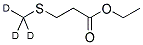 ETHYL 3-(METHYL-D3-MERCAPTO)PROPIONATE Struktur