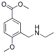 METHYL 3-[(ETHYLAMINO)METHYL]-4-METHOXYBENZOATE Struktur