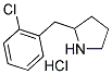 2-(2-CHLOROBENZYL)PYRROLIDINE HYDROCHLORIDE Struktur