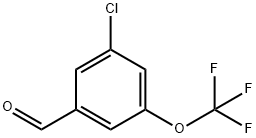 3-CHLORO-5-(TRIFLUOROMETHOXY)BENZALDEHYDE Struktur