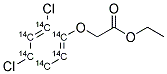 2,4-DICHLOROPHENOXY ACETIC ACID ETHYLESTER [RING-14C(U)] Struktur