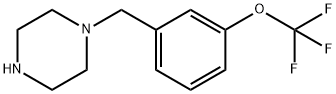 1-[3-(TRIFLUOROMETHOXY)BENZYL]PIPERAZINE Struktur