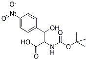 2-TERT-BUTOXYCARBONYLAMINO-3-HYDROXY-3-(4-NITRO-PHENYL)-PROPIONIC ACID Struktur