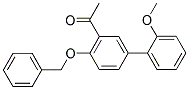 1-[4-(BENZYLOXY)-2'-METHOXY[1,1'-BIPHENYL]-3-YL] ETHANONE Struktur