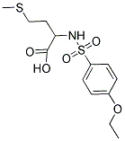 2-[[(4-ETHOXYPHENYL)SULFONYL]AMINO]-4-(METHYLTHIO)BUTANOIC ACID Struktur