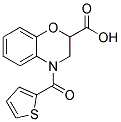 4-(THIEN-2-YLCARBONYL)-3,4-DIHYDRO-2H-1,4-BENZOXAZINE-2-CARBOXYLIC ACID Struktur