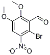 2-BROMO-5,6-DIMETHOXY-3-NITRO-BENZALDEHYDE Struktur