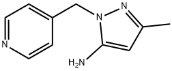 5-METHYL-2-PYRIDIN-4-YLMETHYL-2H-PYRAZOL-3-YLAMINE Struktur