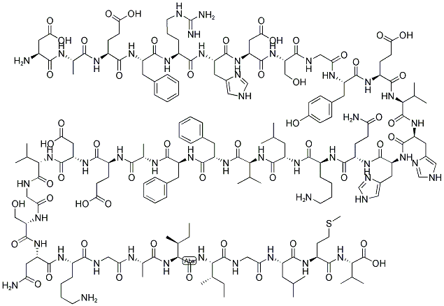 BETA-AMYLOID (1-36) Struktur