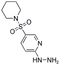 2-HYDRAZINO-5-(PIPERIDIN-1-YLSULFONYL)PYRIDINE Struktur