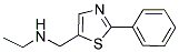 ETHYL-(2-PHENYL-THIAZOL-5-YLMETHYL)-AMINE Struktur