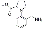 1-(2-AMINOMETHYL-PHENYL)-PYRROLIDINE-2-CARBOXYLIC ACID METHYL ESTER Struktur