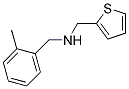 1-(2-METHYLPHENYL)-N-(THIEN-2-YLMETHYL)METHANAMINE Struktur