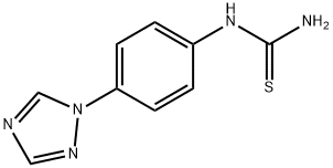 4-(1,2,4-TRIAZOL-1-YL)PHENYLTHIOUREA Struktur