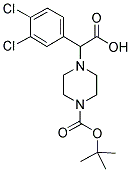 2-(4-BOC-PIPERAZINYL)-2-(3,4-DICHLORO-PHENYL)ACETIC ACID Struktur