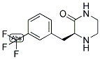 (S)-3-(3-TRIFLUOROMETHYL-BENZYL)-PIPERAZIN-2-ONE Struktur