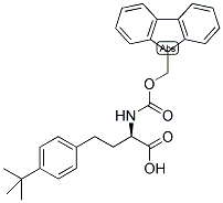 (R)-4-(4-TERT-BUTYL-PHENYL)-2-(9H-FLUOREN-9-YLMETHOXYCARBONYLAMINO)-BUTYRIC ACID Struktur