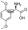 (R)-AMINO-(2,5-DIMETHOXY-PHENYL)-ACETIC ACID Struktur