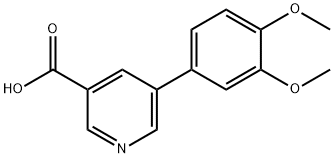 5-(3,4-DIMETHOXYPHENYL)NICOTINIC ACID Struktur