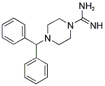 4-BENZHYDRYLPIPERAZINE-1-CARBOXIMIDAMIDE Struktur