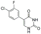 5-(4-CHLORO-3-FLUOROPHENYL)-2,4(1H,3H)- PYRIMIDINEDIONE Struktur