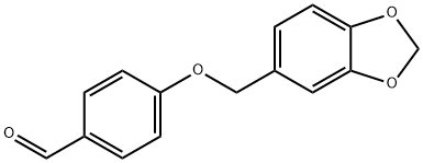 4-(BENZO[1,3]DIOXOL-5-YLMETHOXY)-BENZALDEHYDE Struktur