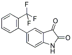 5-[2-(TRIFLUOROMETHYL)PHENYL]-1H-INDOLE-2,3-DIONE Struktur