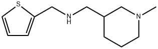 [(1-METHYLPIPERIDIN-3-YL)-N-(2-THIENYLMETHYL)]METHANAMINE Struktur