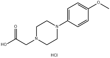 [4-(4-METHOXY-PHENYL)-PIPERAZIN-1-YL]-ACETIC ACID Struktur