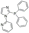 2-[2-(DIPHENYLPHOSPHINO)-1H-IMIDAZOL-1-YL]PYRIDINE Struktur