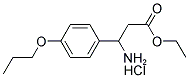 ETHYL 3-AMINO-3-(4-PROPOXYPHENYL)PROPANOATE HYDROCHLORIDE Struktur