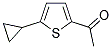 1-(5-CYCLOPROPYL-2-THIENYL)ETHANONE Struktur