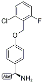 (S)-1-(4-(2-CHLORO-6-FLUOROBENZYLOXY)PHENYL)ETHANAMINE Struktur