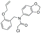 N-[2-(ALLYLOXY)BENZYL]-N-1,3-BENZODIOXOL-5-YL-2-CHLOROACETAMIDE Struktur