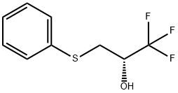 (2S)-1,1,1-TRIFLUORO-3-(PHENYLSULFANYL)-2-PROPANOL Struktur